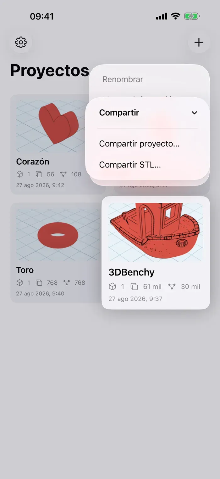 Shapely 3D en un iPhone (2/4)