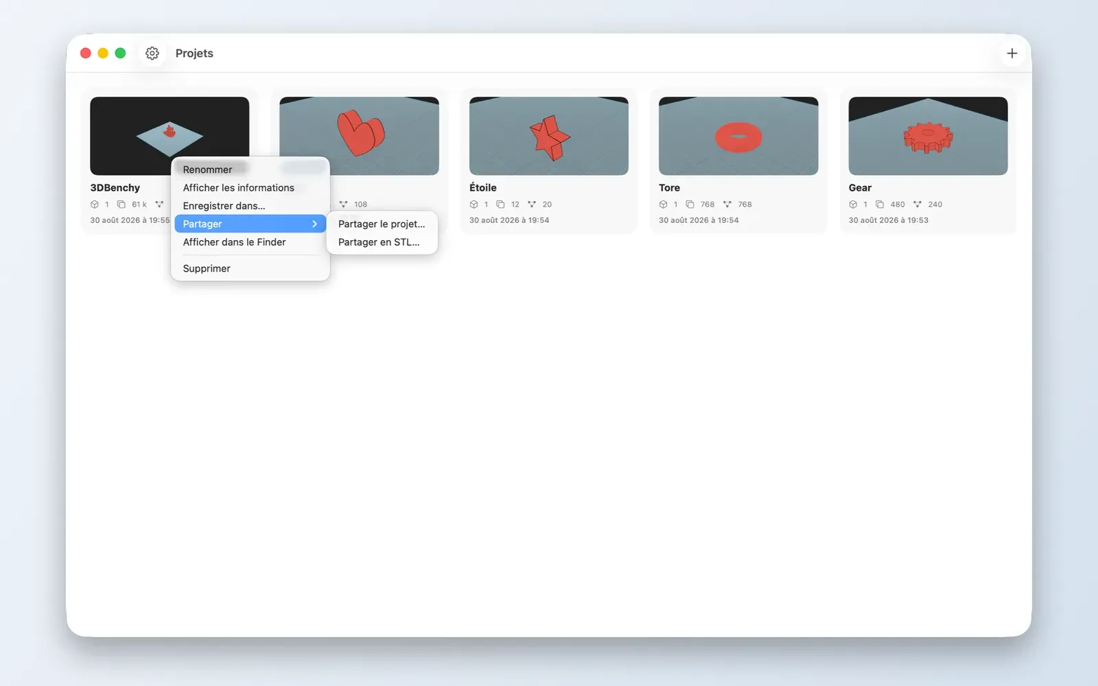 Shapely 3D sur un Mac (3/4)