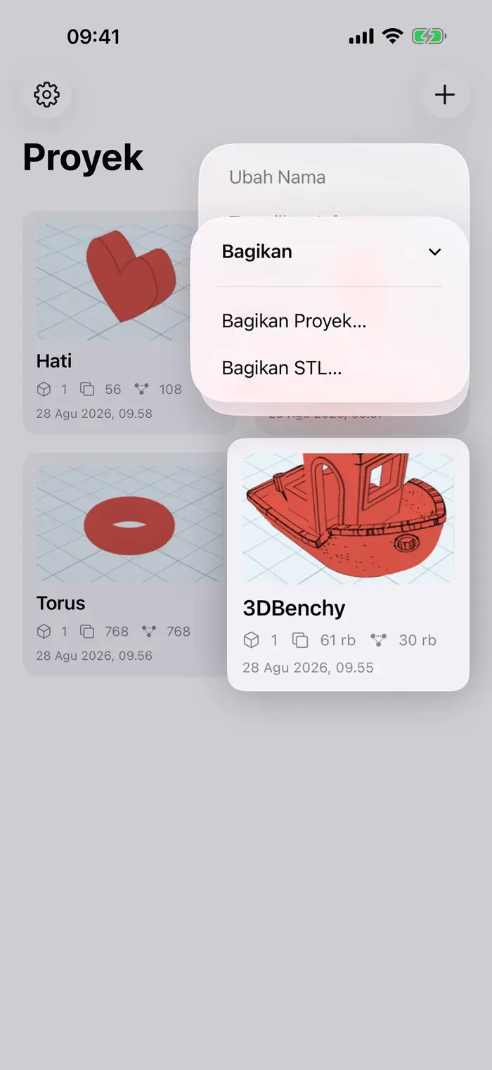 Shapely 3D di iPhone (2/4)