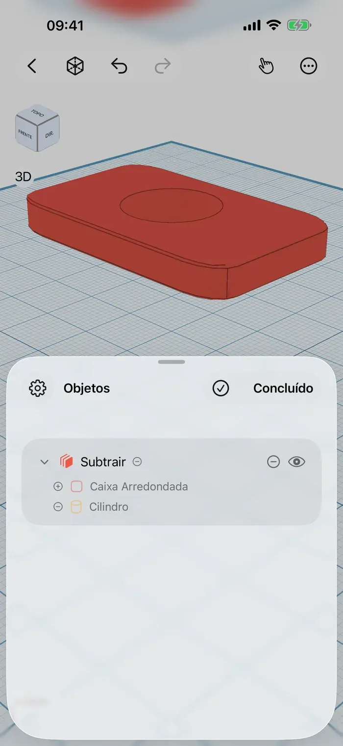 Shapely 3D num iPhone (3/4)